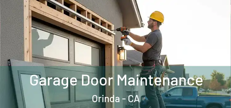  Garage Door Maintenance Orinda - CA